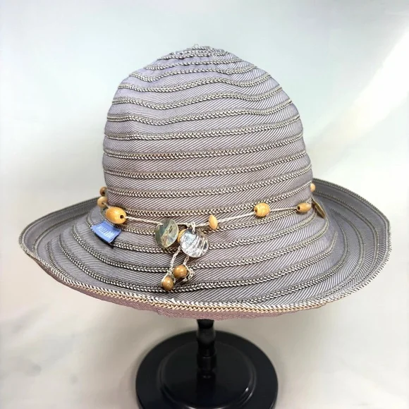 Wallaroo Hat Company Retired Ellie Taunt Tan Packable Sun Hat O/S Adjustable - Picture 2 of 13